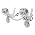Led Passing Turn Signals Driving Fog Spot Light Bar For Harley Electra Glide 94 