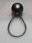 Antique Silver Baby Rattle 4inch Soft  Chime