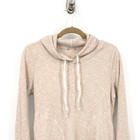 Postmark Anthropologie Women Size Small Hoodie Pullover Top Pink Ribbed Shirt