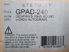 Steamist Gpad-240 Genpan Steam Generator Pan 5-15kw Ad-240 W 240v Auto Drain