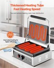 Vevor Commercial Panini Press Grill Electric Sandwich Maker Griddle 13 5x9 3 In