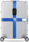Cross Luggage Straps Set Tsa Approved With Lock Adjustable Travel Suitcase Belts