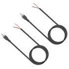 2pack 10 Ft Rca Male Plug To Bare Wire Audio Speaker Subwoofer Hdtv Cable Cord