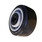 4    X 2    Black Polyurethane On Plastic Core Wheel