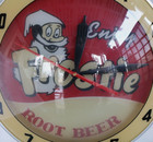 Frostie Root Beer Double Bubble Clock Unused With Box