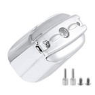 Chrome Aluminum Rear Brake Master Cylinder Cover For Harley 2000-2017 Softail 