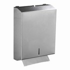 Comercial Paper Towel Dispenser Wall Mount  Brushed Stainless Brushed Silver