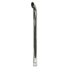 Chrome Tractor Exhaust Stack Curved 48  Long Slotted 3  Id Znl89051c