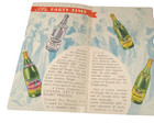 Vintage Canada Dry Ginger Ale Advertising Drink Recipe Booklet