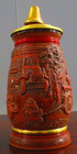 1989 Avon Firefighter Beer Stein W  Lid  Bell On Top  Engine 11  Made In Brazil