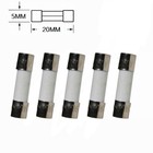 10pcs 250v 10a F10al250v 10 Amp Fast Blow Acting Quick Ceramic Fuses 5x20mm