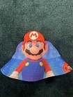 Super Mario Reversible Bucket Hat With Raised Mario Flap Youth Large