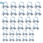 30 Pcs 1 4in 5 16in 3 8in Fuel Injection Hose Clamp auto Fuel Clip Pipe Clamp