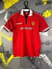 Beckham Manchester United Home Football Shirt 1998 2000 Umbro Young 12-13y Ig93