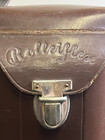 Vtg Original Hard Leather Case For Rolleiflex Tlr Camera      Very Rare      