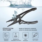 Titanium Alloy Fishing Pliers  High-end Saltwater Fishing Equipment 