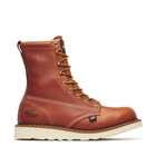 Thorogood 8  Soft Plain Toe Eh Slip Oil Resistant Wedge Boots 814-4364 Tobacco