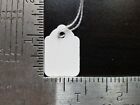 100 Blank White Merchandise Price Tags With Strings Size  3 Retail Strung Label