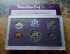 1987-s Proof Set 5 Coins Come In Original Mint Sealed Case In Orig Maroon Box  1