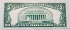 1953 A  5 Five Dollar Silver Certificate Blue Seal Note Bill Certificate Nice