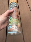 Disney Store Moana Glass Water Bottle 24 Oz  Wooden Screw Top 2016