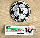 Uefa Champions League Starball   Foundation Patch Badge Set Ucl