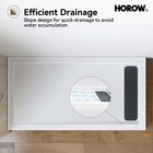 Shower Base Single Threshold With Drain Slip Resistant Stainless Steel Cover