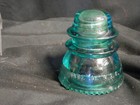 Antique Vintage Hemingray No 42 Predrilled Glass Insulator Diy Light Lamp Blue