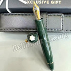 Montblanc Meisterstuck The Origin Green Fountain Pen W  Gift Box   Pouch