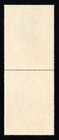 1960 Xii Asda Abraham Lincoln  Exhibition Labels - Vertical Pair - Mnh Orange