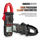 Digital Multimeter Tester Ac Dc Voltage Rms Amp Clamp Meter Auto Range Handheld