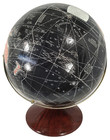 Rand Mcnally Astronomical 12 Inch World Globe Black Ocean Desktop Pre-1958 Mcm