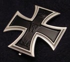 German Wwi Imperial   Prussian Iron Cross First Class  1914 - Vaulted - Replica