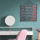 Metal Nail Polish Rack Wall Mounted Display Organizer Nail Polish Holder Stand