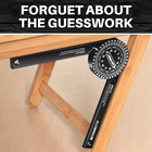 7  Aluminum Miter Saw Protractor  Rustproof Angle Finder Tool For Woodworking