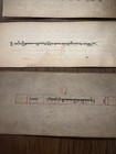 Antique Mongolian Tibetan Buddhist Handwritten Manuscripts 3 Pc