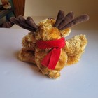 Dan Dee Collectors Choice Christmas Moose With Scarf 7 Inch Stuffed Animal Plush