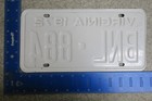 Virginia License Plate Tag 1972 72 - Bnl 884
