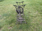 Cast Iron Base Vintage Antique Treadle Sewing Machine New Home Not Singer