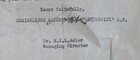 1941 Palestine Custodian Enemy Property Letter Wwii Oisterwijk Adler Dutch Firm