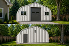 25x40x12 Durospan Steel Diy Off Grid Arch Building Includes Ends Factory Direct