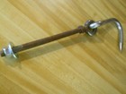 Vintage Stainless Steel Butcher Meat Hook  Old Farm Rail Car Smokehouse Tool