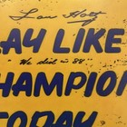 Notre Dame -   play Like A Champion Today Sign -metal Sign