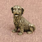 Brass Dog Figurine Small Statue Home Ornaments Animal Figurines Gift