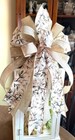 10   Neutral Everyday Floral Bow For Door Wreath Swag Lantern   67s Rb