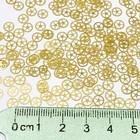 100 Flat Gold Wheels 5mm Watch Part Gear Steampunk Watchmaker Job Craft Art Lot