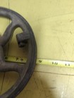 Vintage Cast Iron Wheel  Rustic Industrial  8 75 