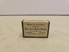 Antique New Hotel Radke Savanna Illinois Advertising Celluloid   Tin Match Safe