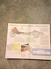 Vintage 1955 Lincoln Sales Brochure Foldout 