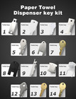 29pcs Dispenser Key Set  For Most Popular Paper Towel  Toilet Paper  Soap